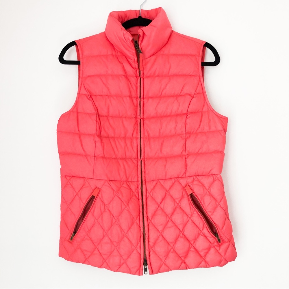 Hot Pink Talbots Puffer Vest